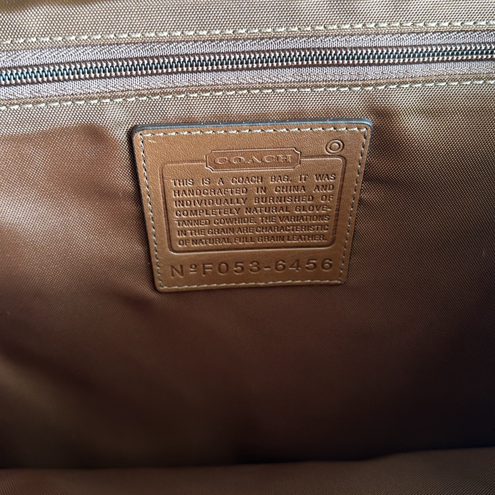 Coach Barclay Saddle Briefcase - Picture 2 of 5